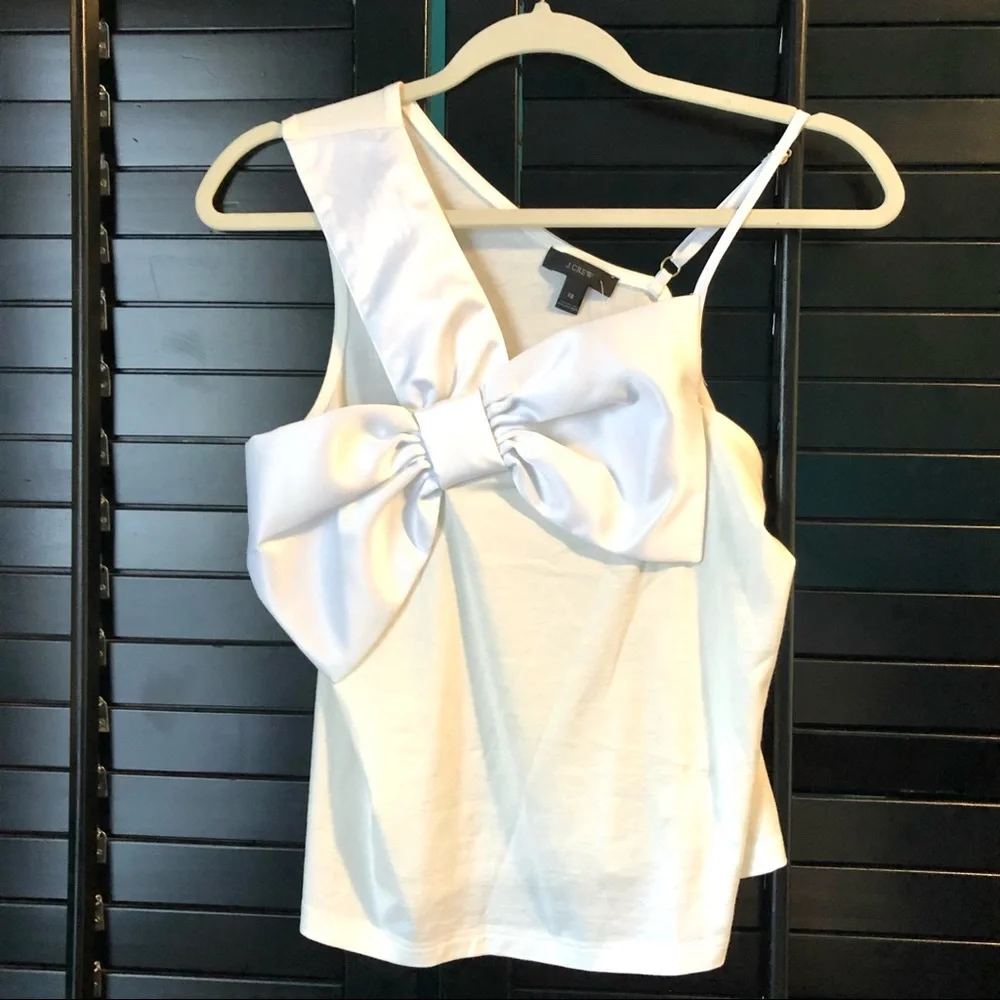 J. Crew Bow Front Tank - Picture 1 of 2